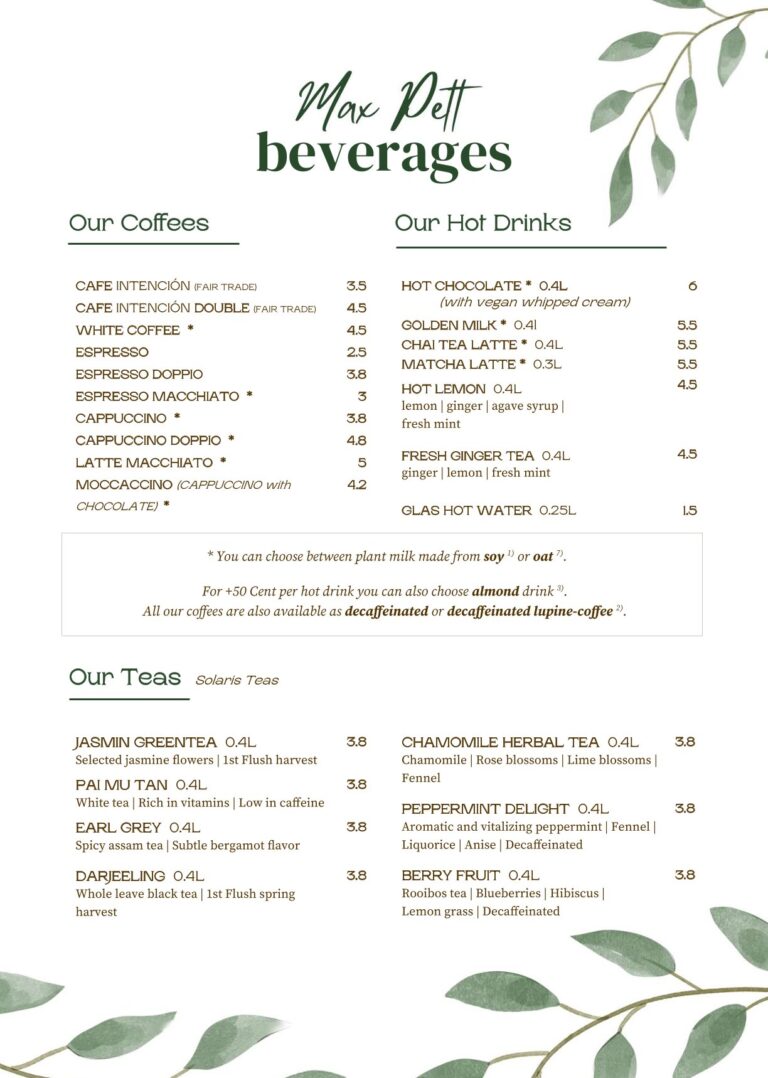 Beverages Max Pett 1