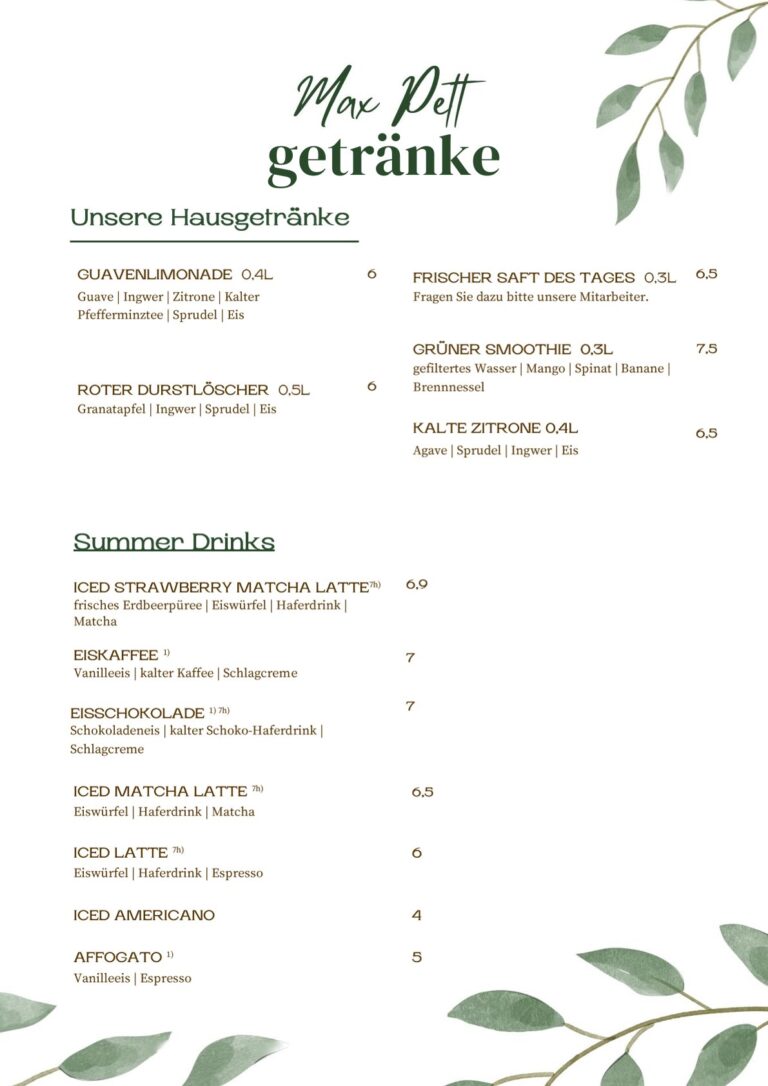 Max Pett Getränke 3
