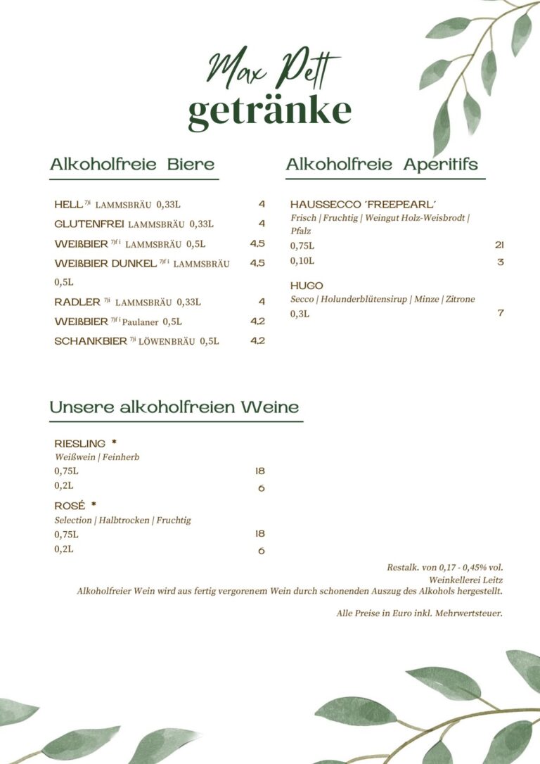 Max Pett Getränke 4